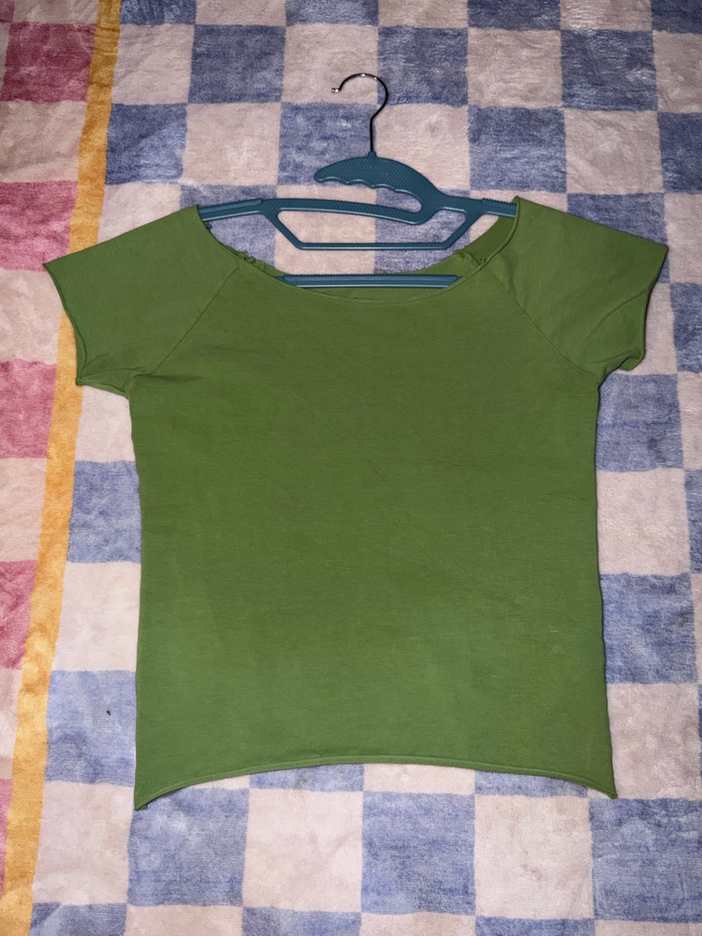 Brandy Melville never worn Olive Green Short Sleeve Crew Tee